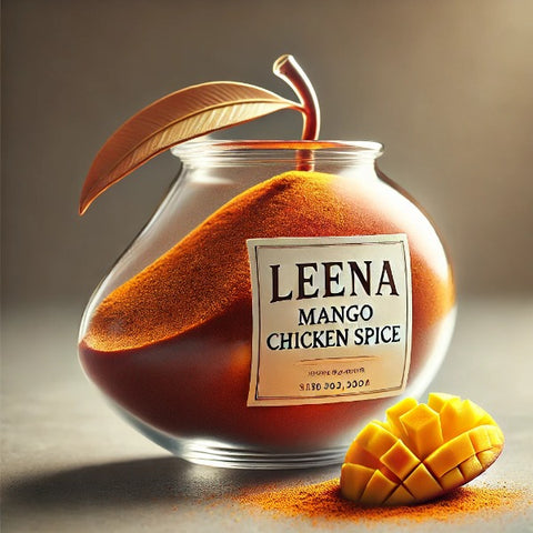 Mango Chicken Pure Spice Easy Recipe - No Additives - Leena Spices