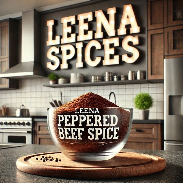 Peppered Beef Rub Pure Spice No Additives Leena Spices