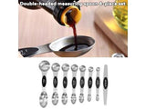 Measuring Spoons Set Double Head Magnetic with Leveler Tool