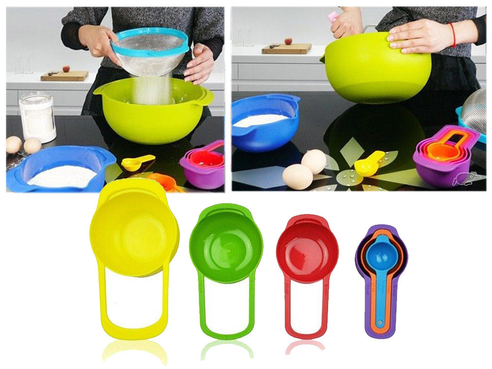 Measuring Spoon Colourful Cups X 6 pieces - Leena Spices