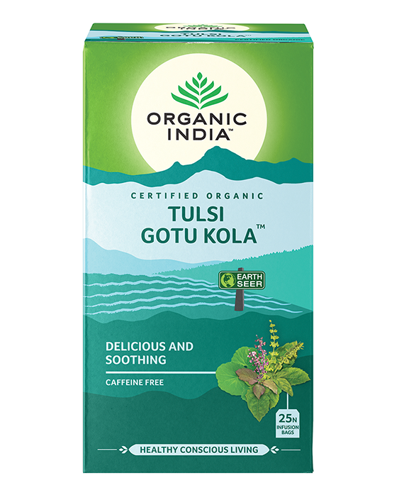 Tulsi Gotu Kola Tea Organic India - Leena Spices