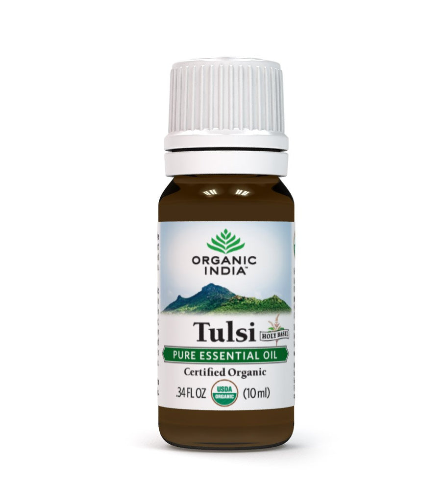 Tulsi (Holy Basil) Essential Oil Organic India - Leena Spices