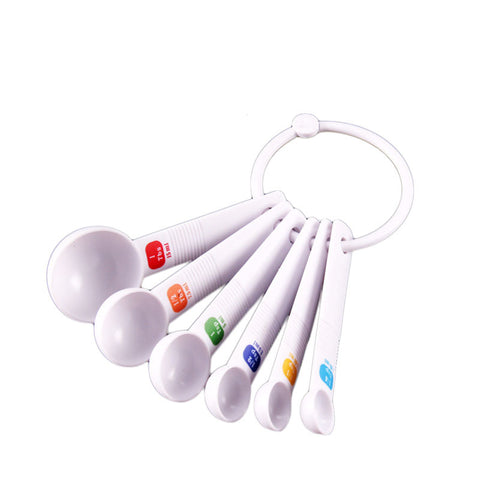 Spoons Plastic White Measuring for Spices - Leena Spices