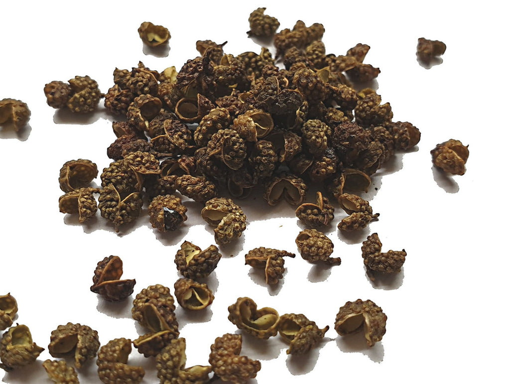 PEPPER SZECHUAN GREEN BROWN WILD | SICHUAN PEPPER - Leena Spices