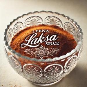 A spice bowl of authentic Malaysian Laksa spice mix.