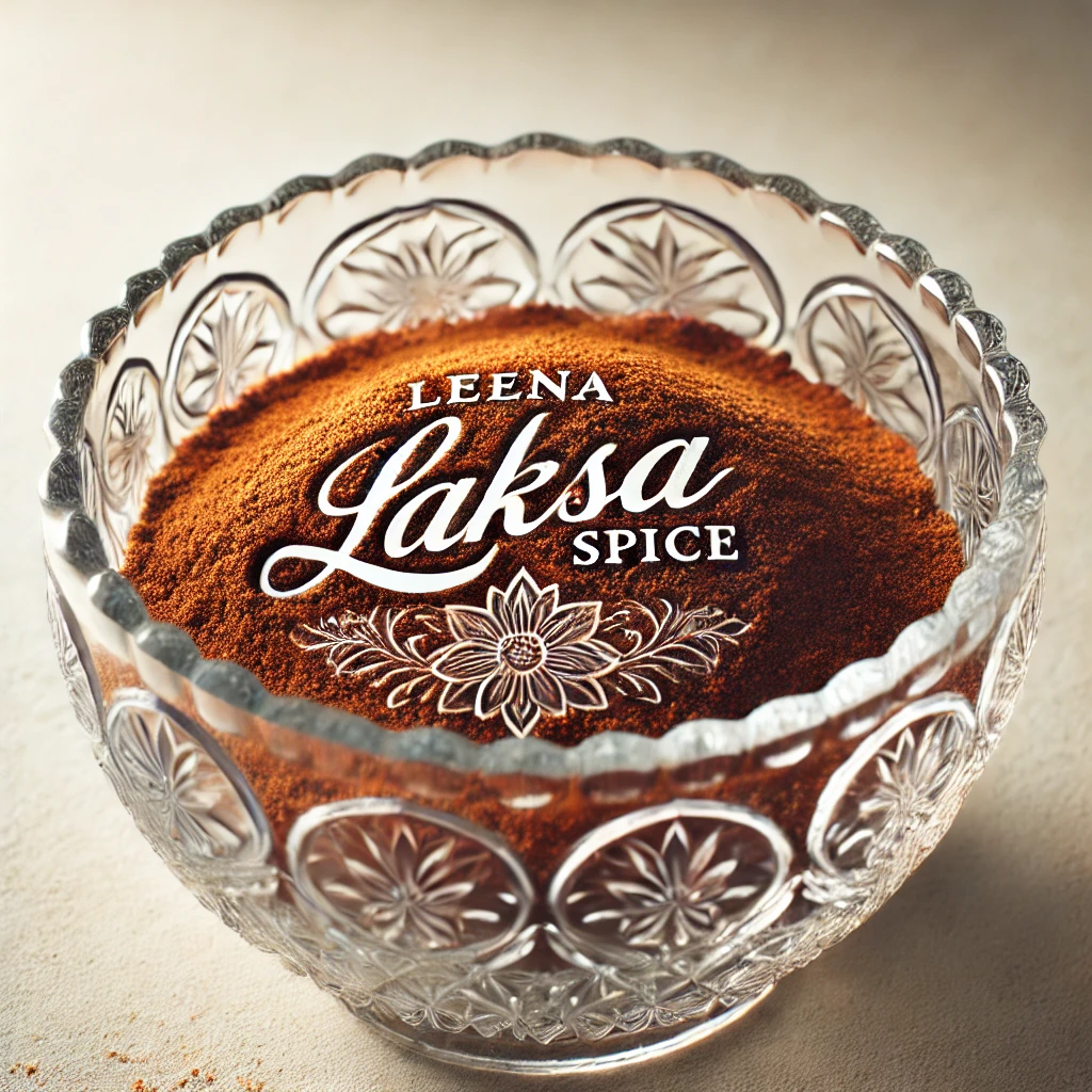A spice bowl of authentic Malaysian Laksa spice mix.
