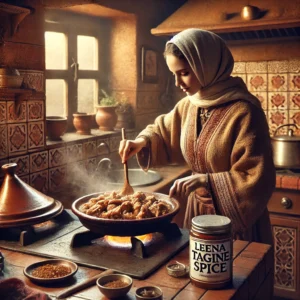 lady-cooking-tagine-leena-spices
