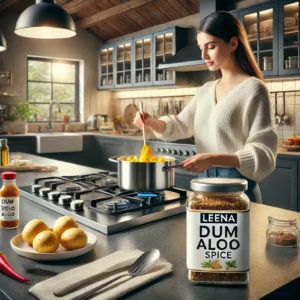 lady-cooking-dum-aloo-leena-spices